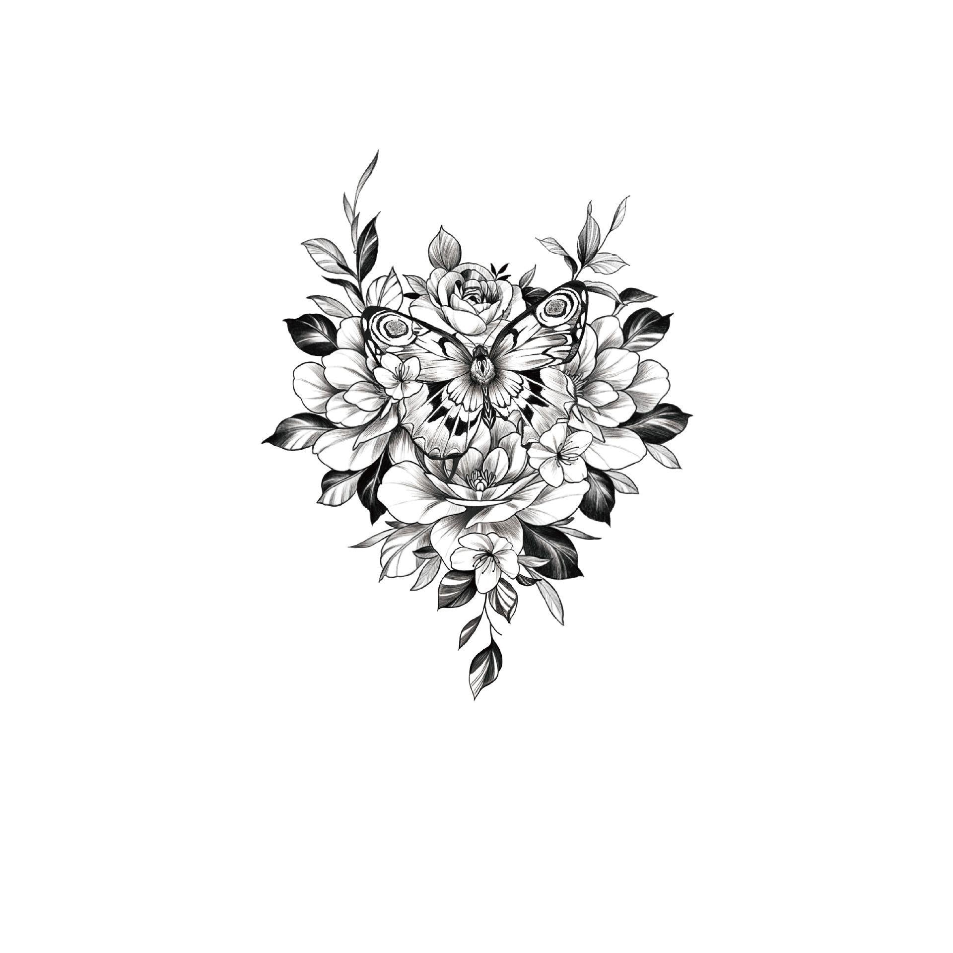 Swirling Butterfly Flourish