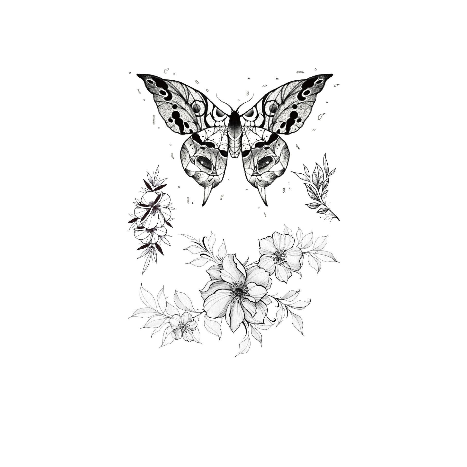 Moth Mandala Cascade