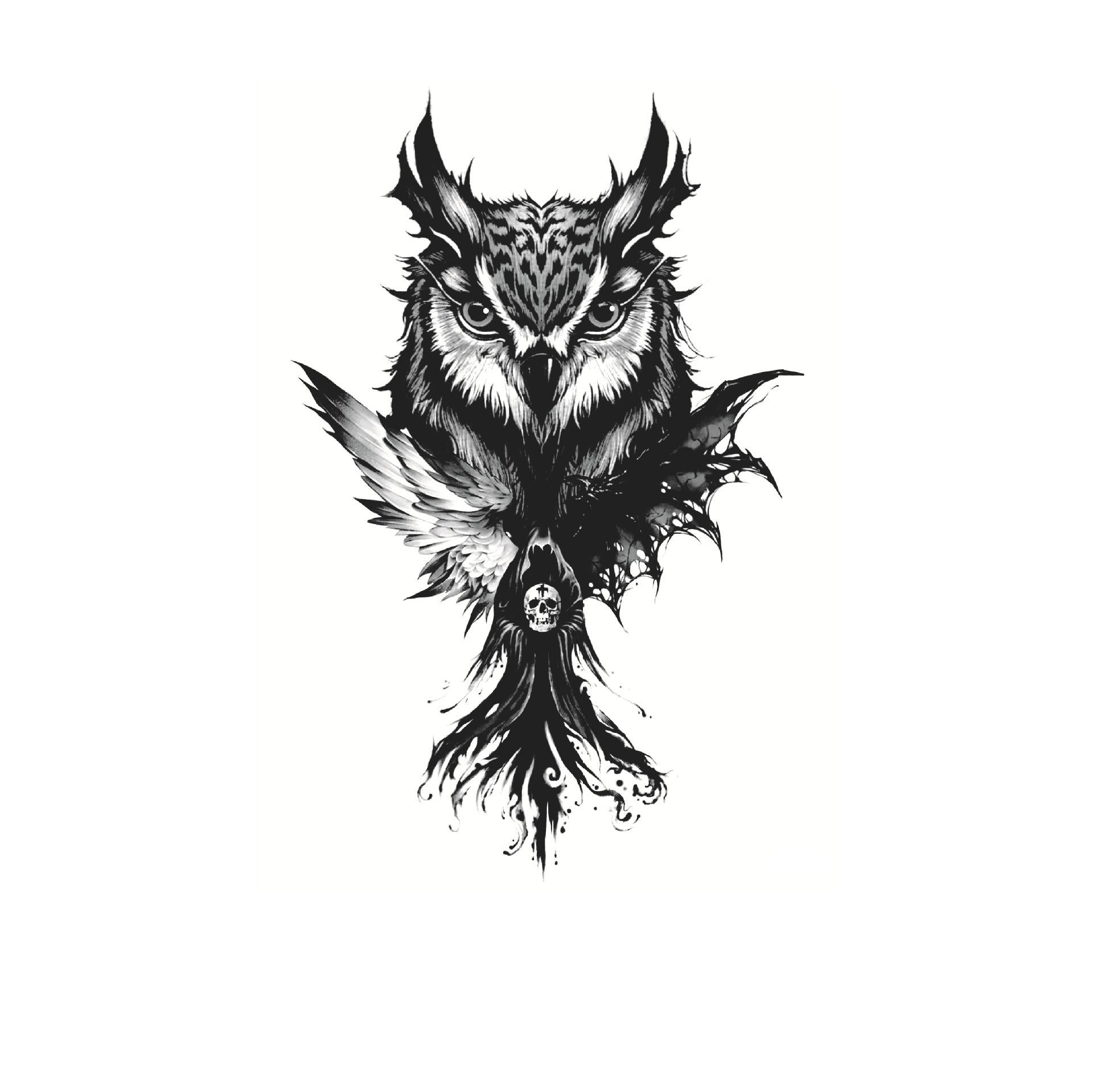 Owl & Skull Adornment