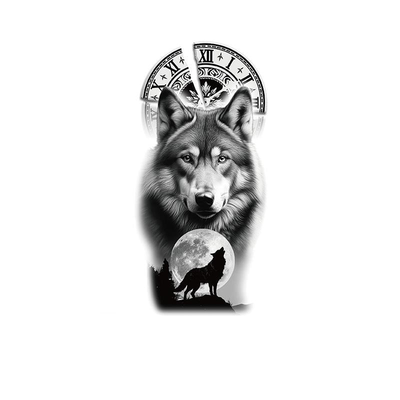 Wolf & Broken Clock