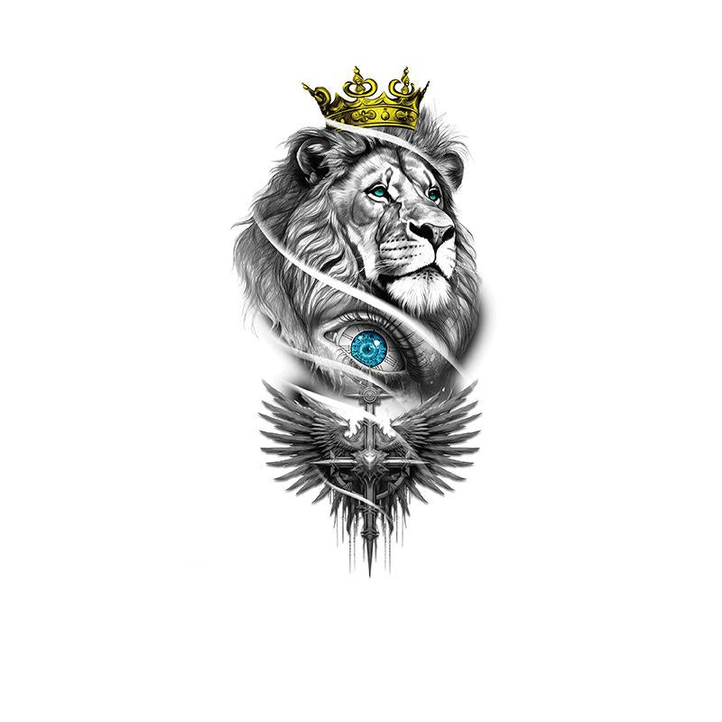 Crowned Lion & Eye