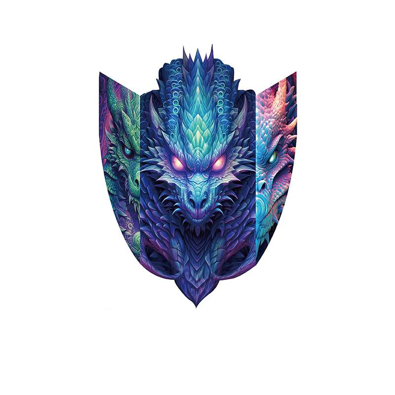 Tri-Color Dragon Shield