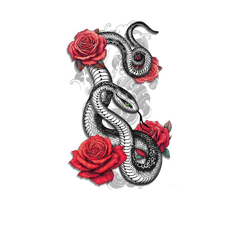 Black Snake & Red Roses