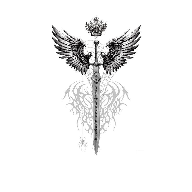 Winged Sword & Crown