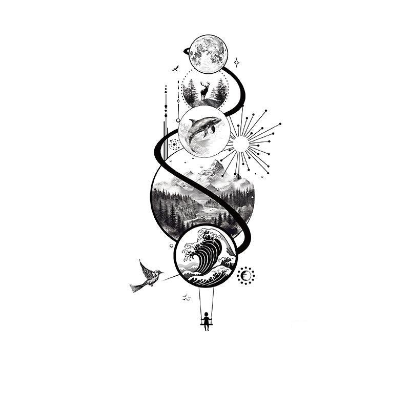 Cosmic Spiral of Nature