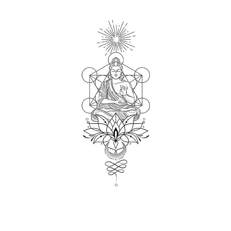 Buddha in Sacred Geometry