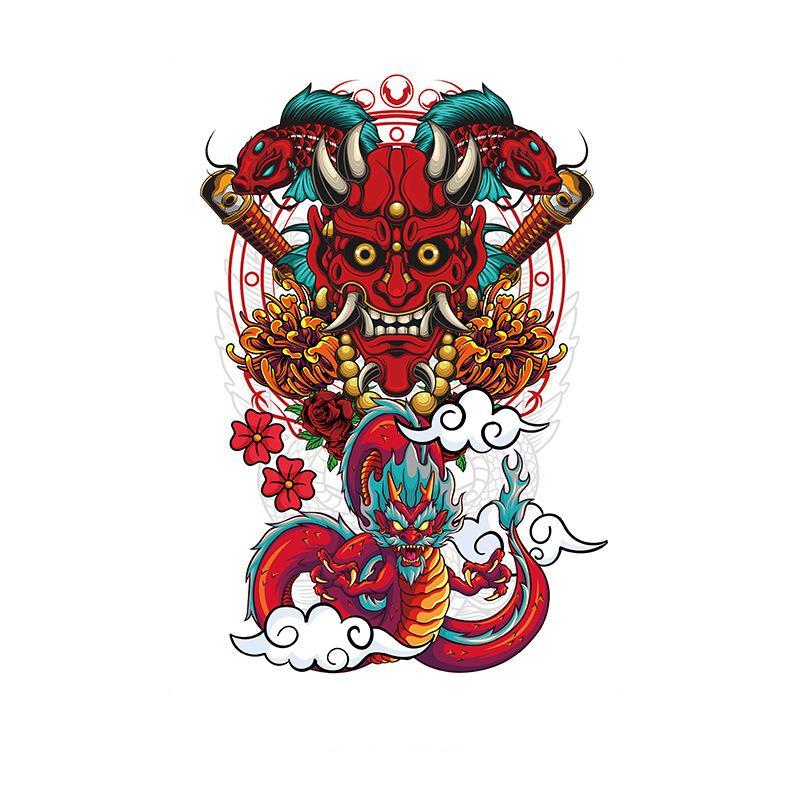 Red Oni, Dragon & Koi