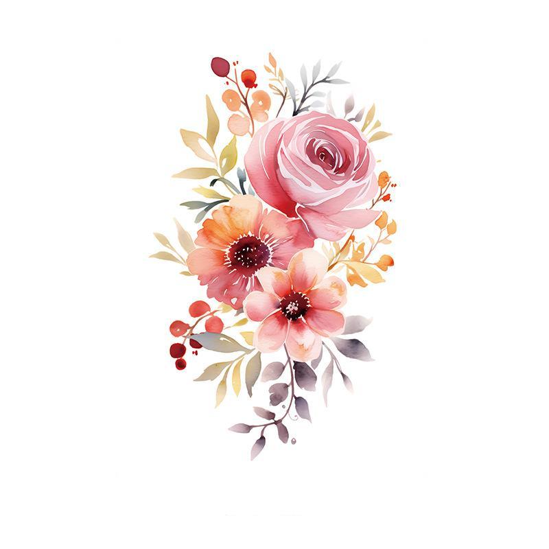 Watercolor Floral Bunch