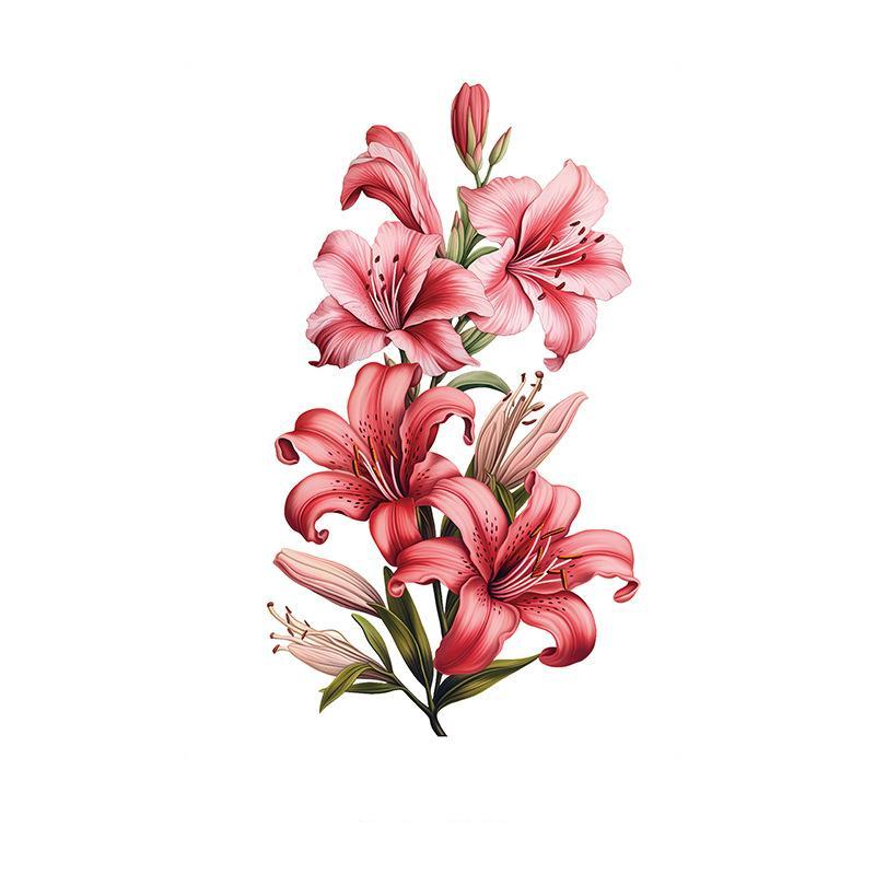 Vibrant Pink Lily Sprig