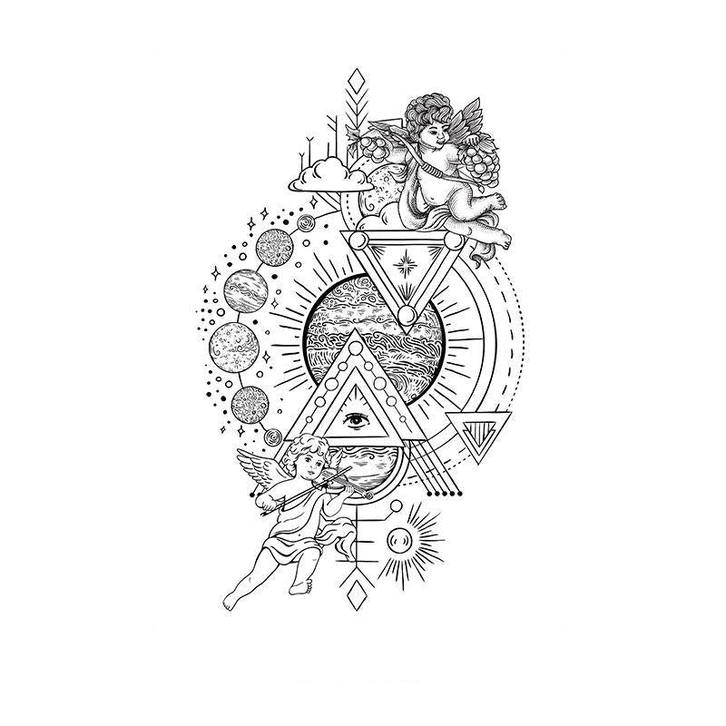 Cherubs, All-Seeing Eye & Cosmos