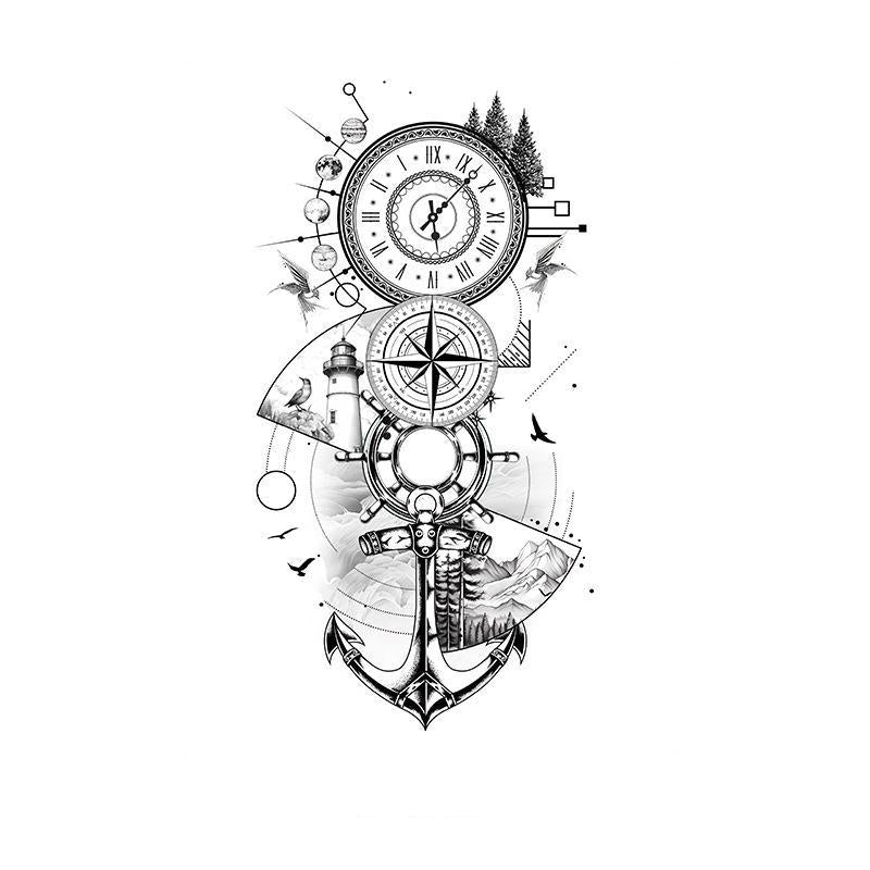 Clock, Compass & Anchor
