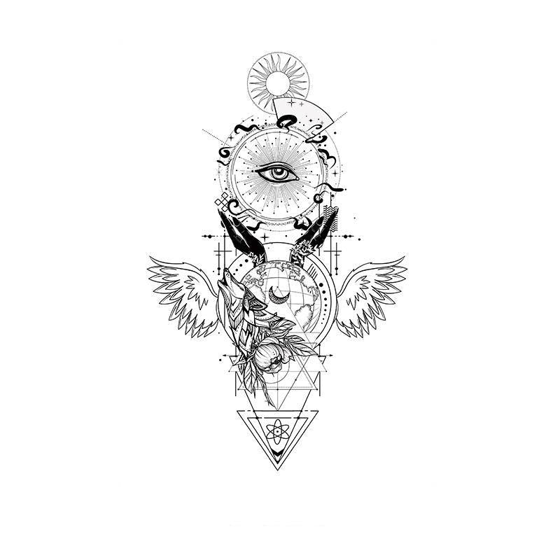 All-Seeing Eye, Globe & Wings