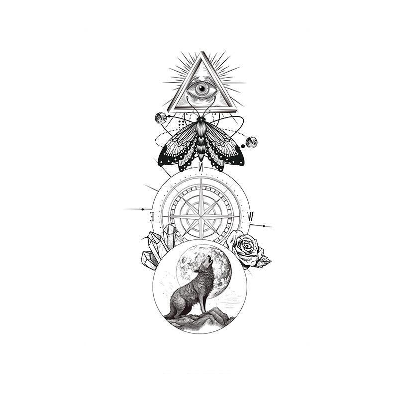 All-Seeing Eye, Wolf & Compass