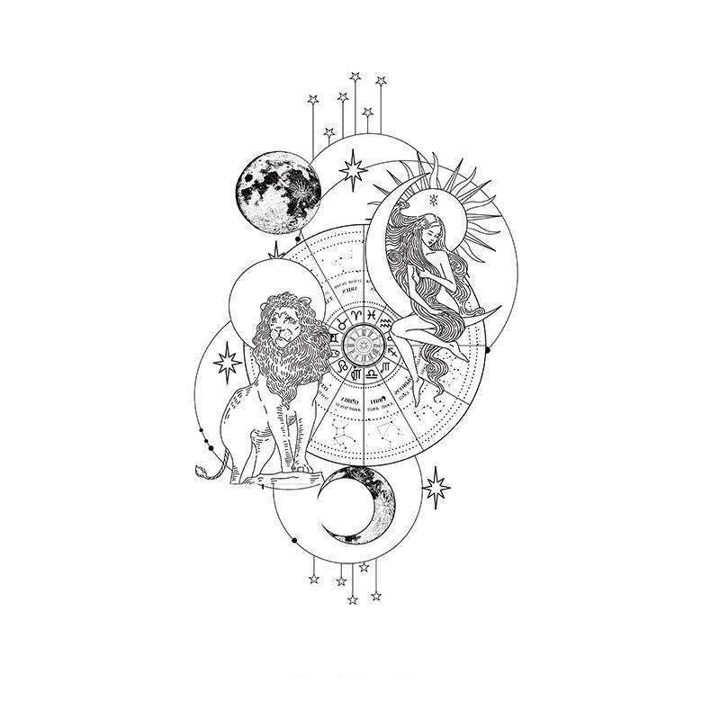 Lion, Moon Goddess & Zodiac