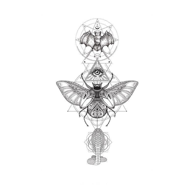 Bat, Beetle & All-Seeing Eye