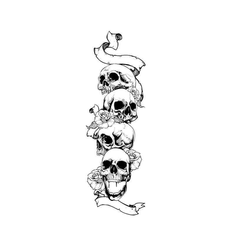 Skulls & Roses Column