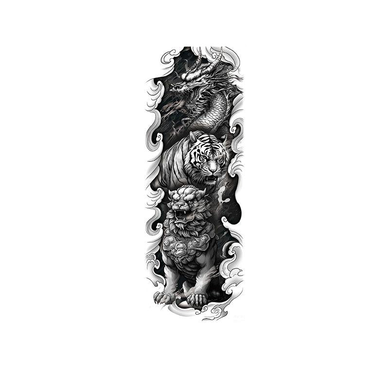 Dragon, Tiger & Shishi Lion