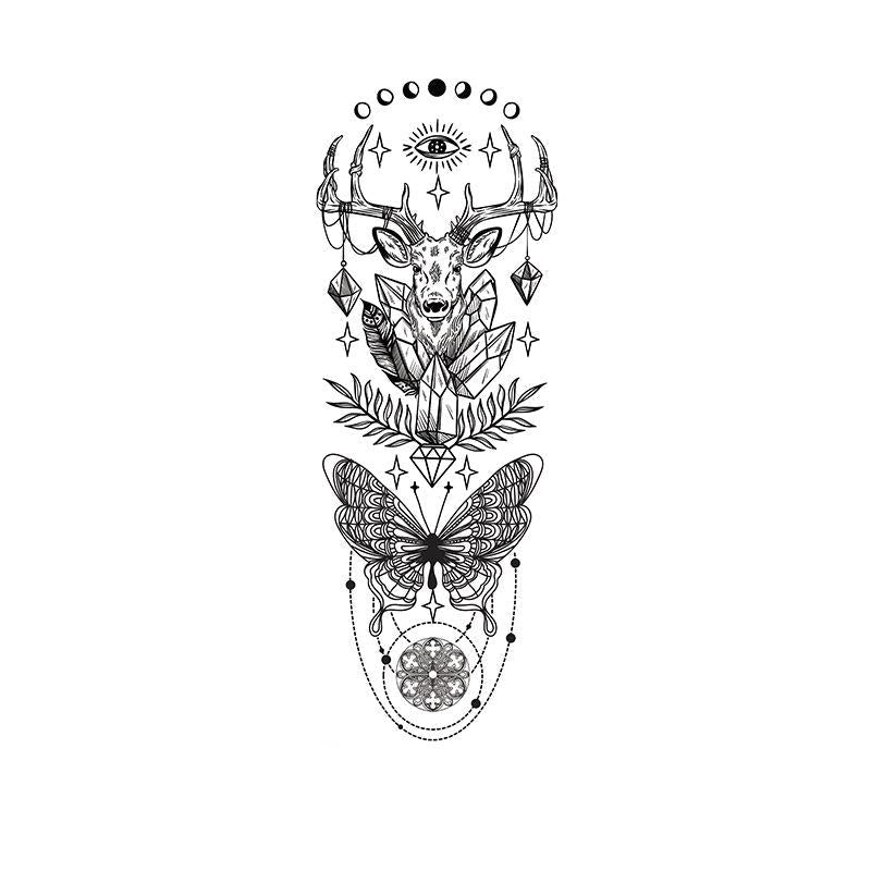 Deer, Third Eye & Occult Butterflies