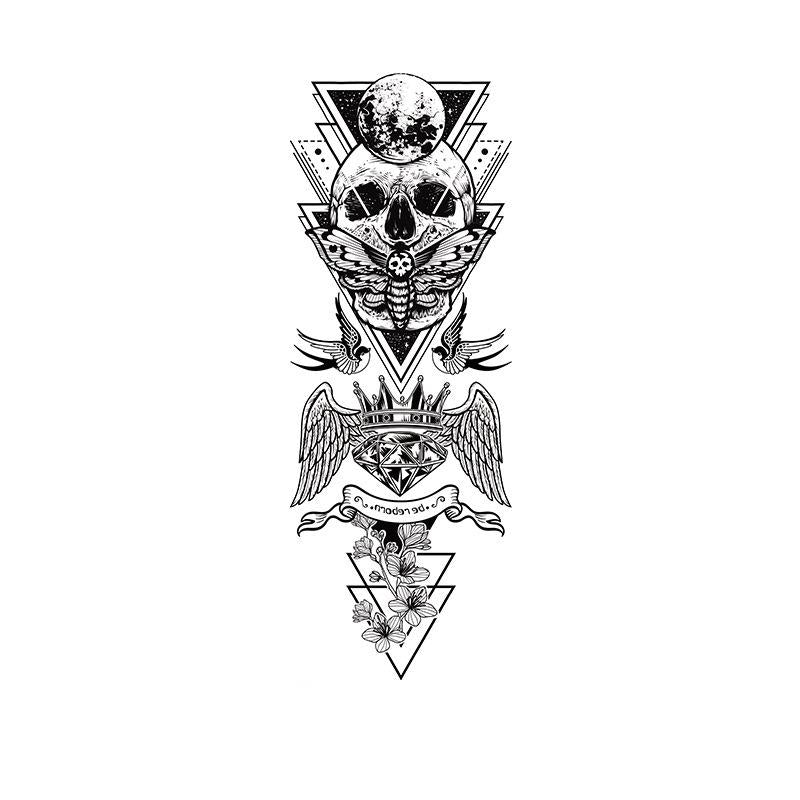Skull, Moth & Crown