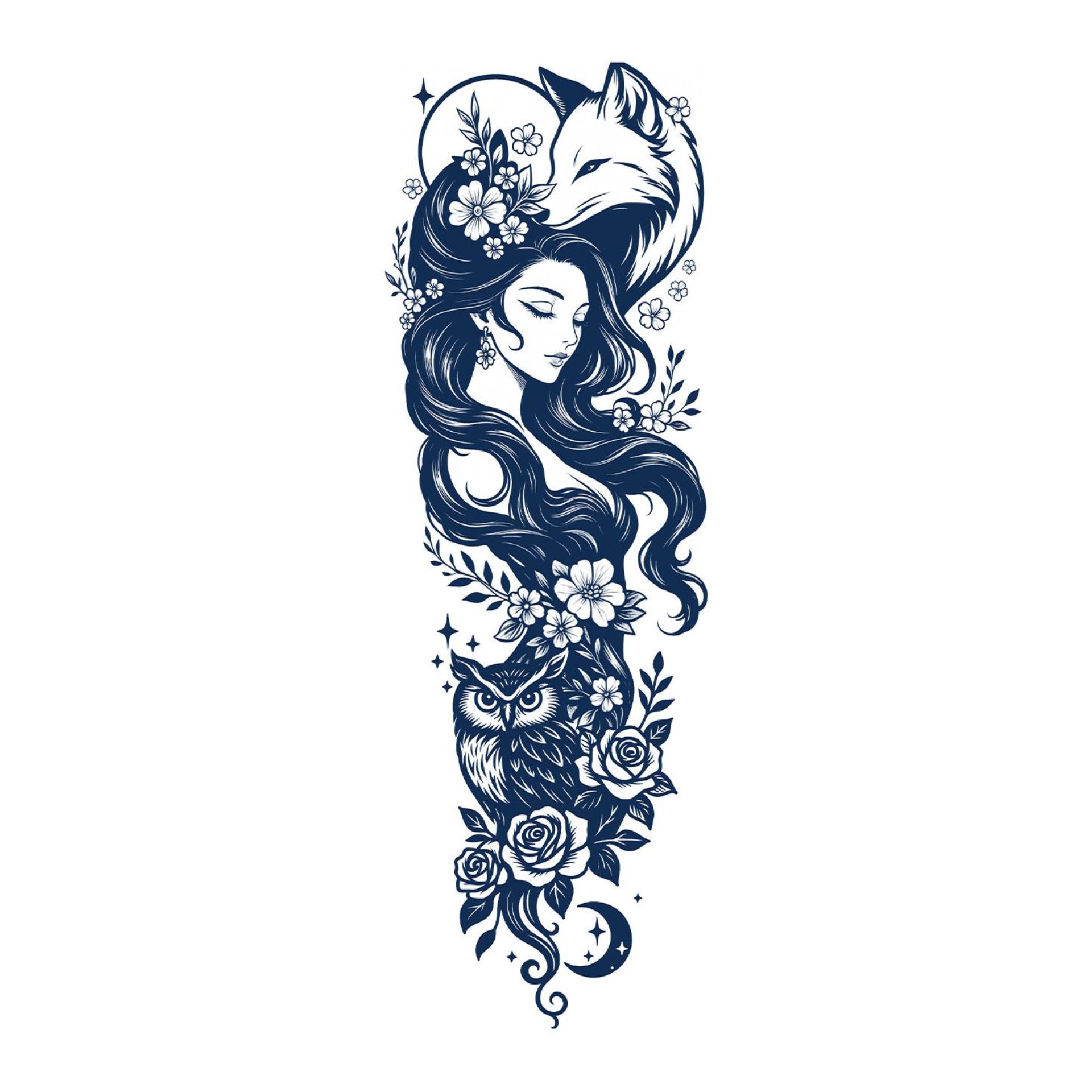 Fox, Owl & Floral Maiden - Utottoo